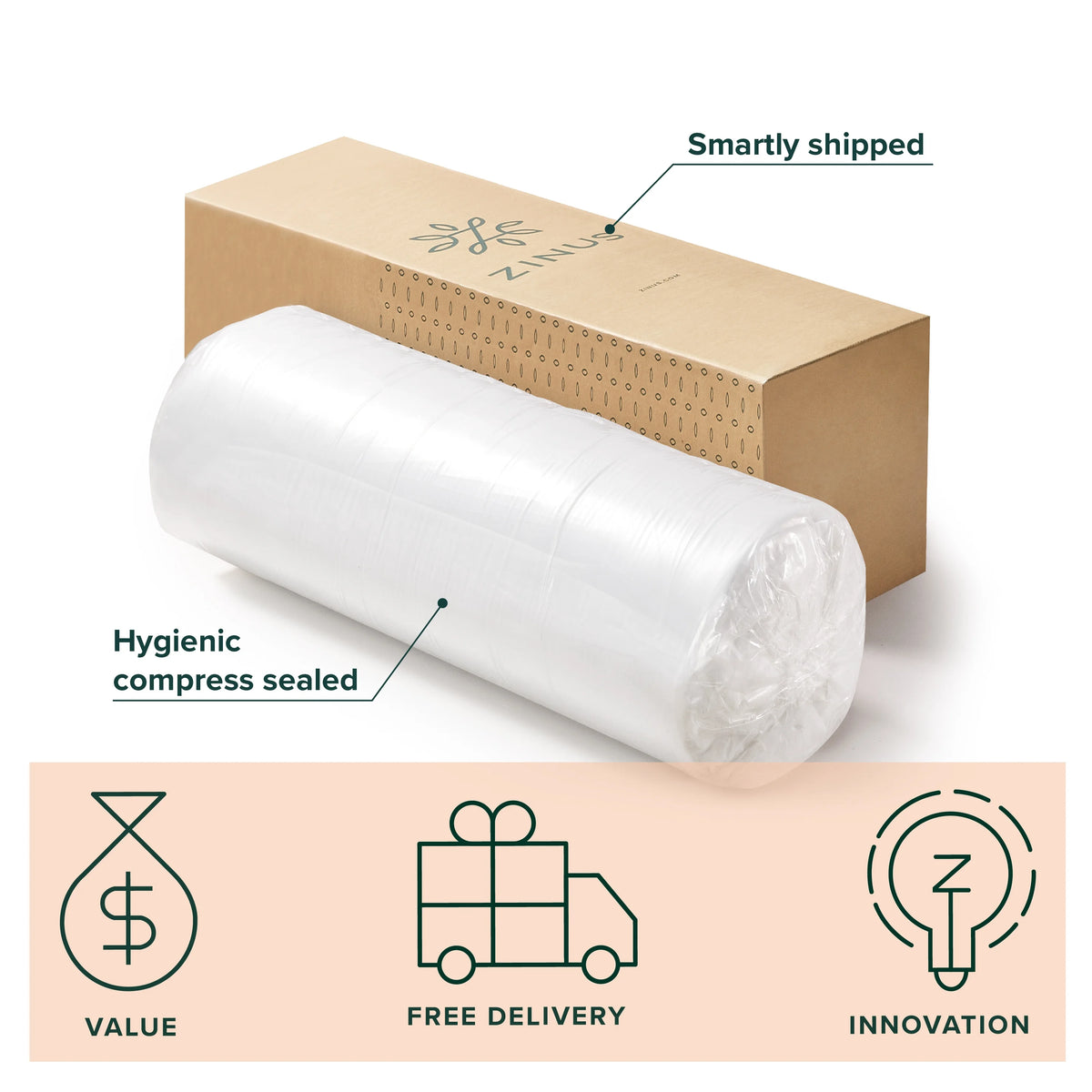 12 Cloud Memory Foam Mattress King T56762