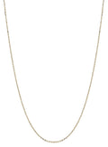14k Solid Gold Yellow Cable Link Chain Necklace 1.1 Mm 18 Inches Z987494