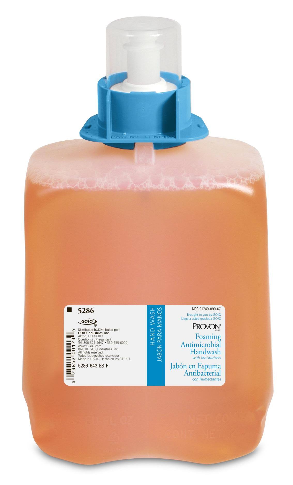 Foaming Antimicrobial Handwash, 2000 mL, 2/Case Z151543