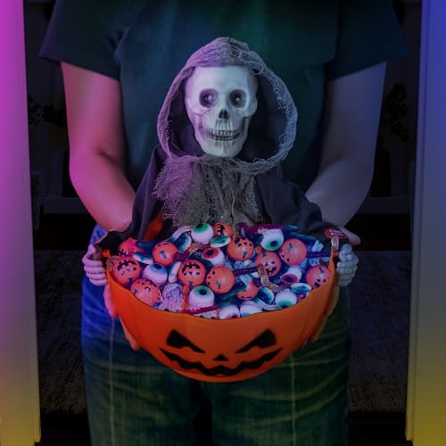 Halloween Candy Bowl Animated Candy Dish with Sound and Movement C797