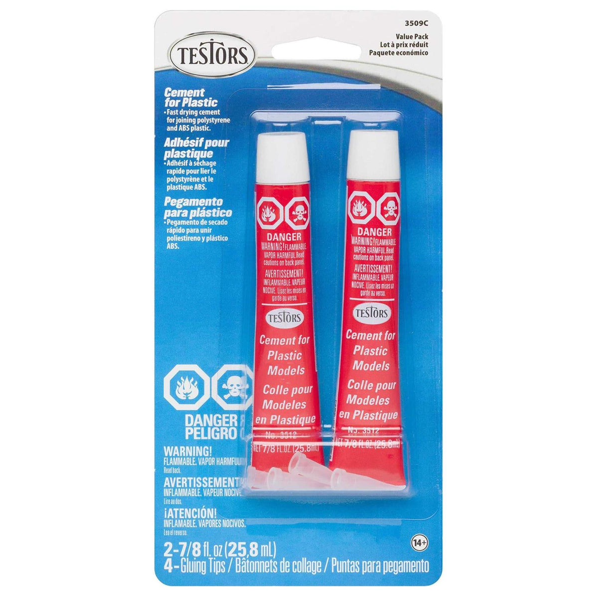 Testors Cement for Plastic Value Pack U658632