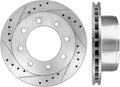 330mm Drilled & Slotted 8 Lug Rotors H13998