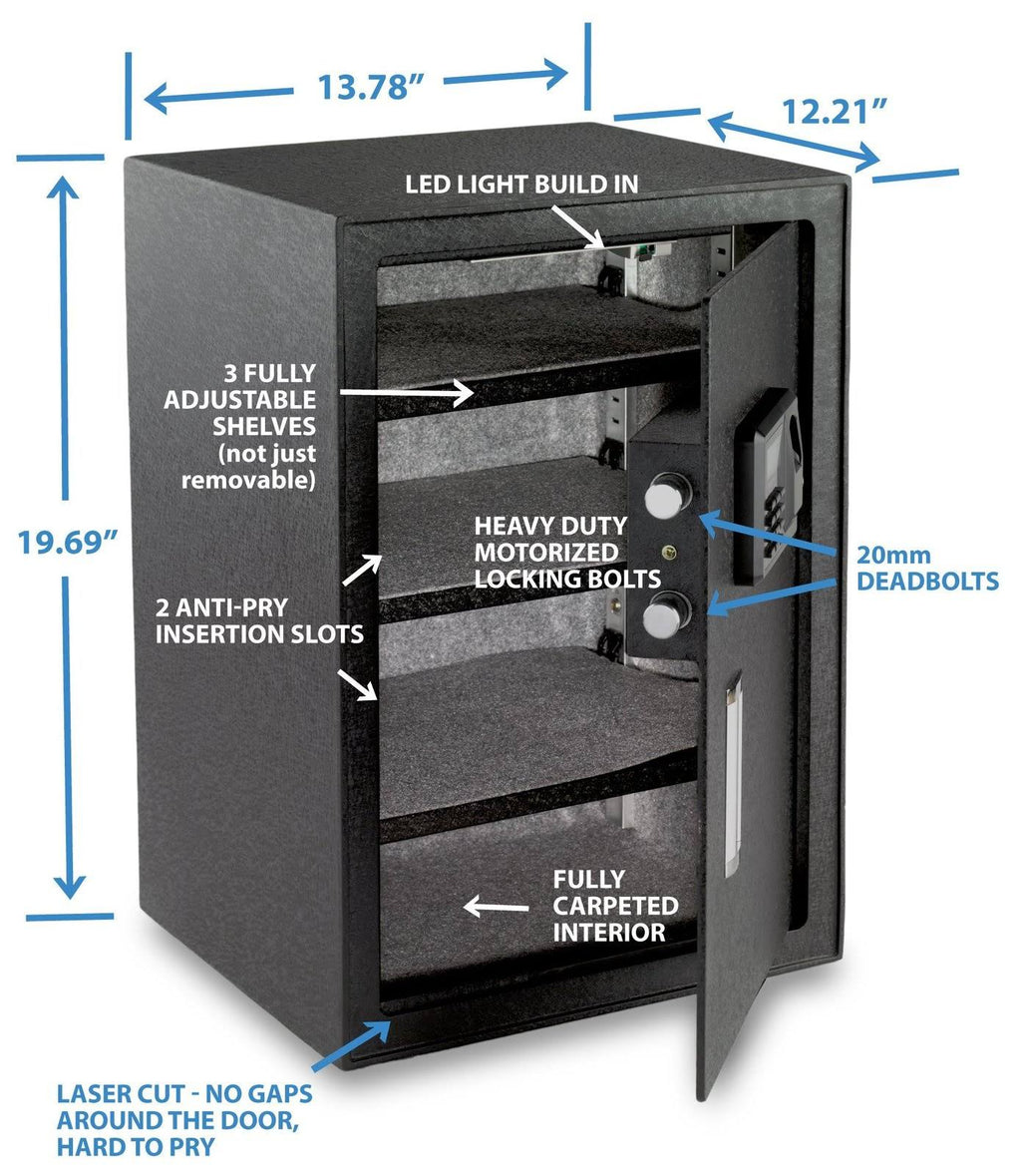Large Biometric Fingerprint Safe E991890