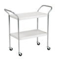 White 2 Tier Serving Cart G484798