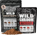 Organic Mushroom Cacao Mix 8oz & Mushroom Blend 4oz Bundle W385
