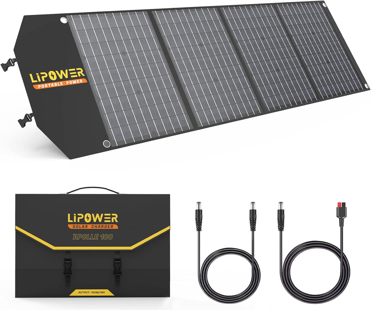 100W Portable Foldable Solar Panel with USB Type-C P250720