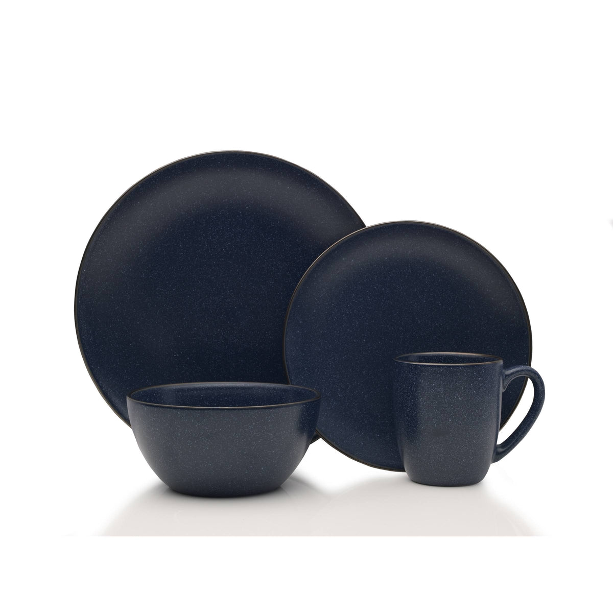 16-pc. Blue Speckling Dinnerware Set V920