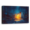 Jesus and Lamb Canvas Wall Art F735