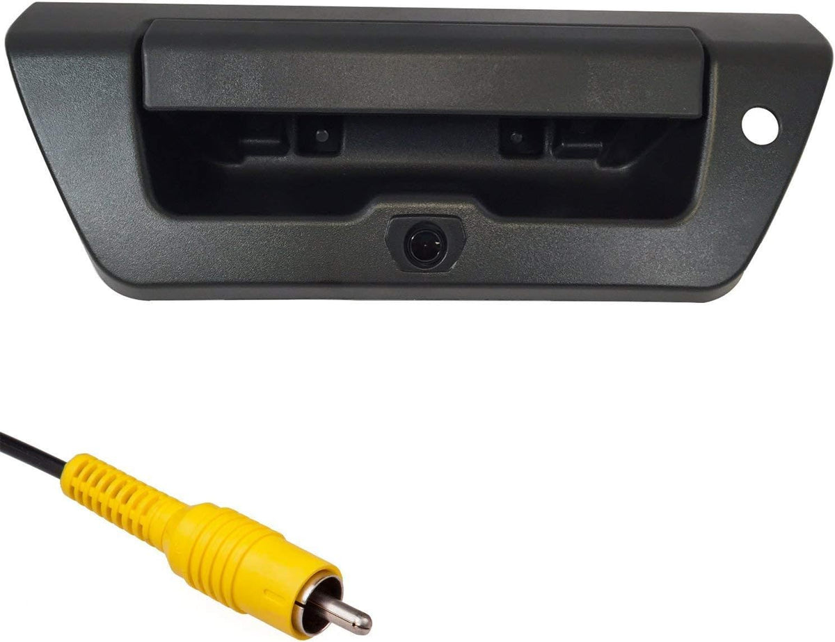 Black Tailgate Handle with Backup Camera Pack of 2 Y429