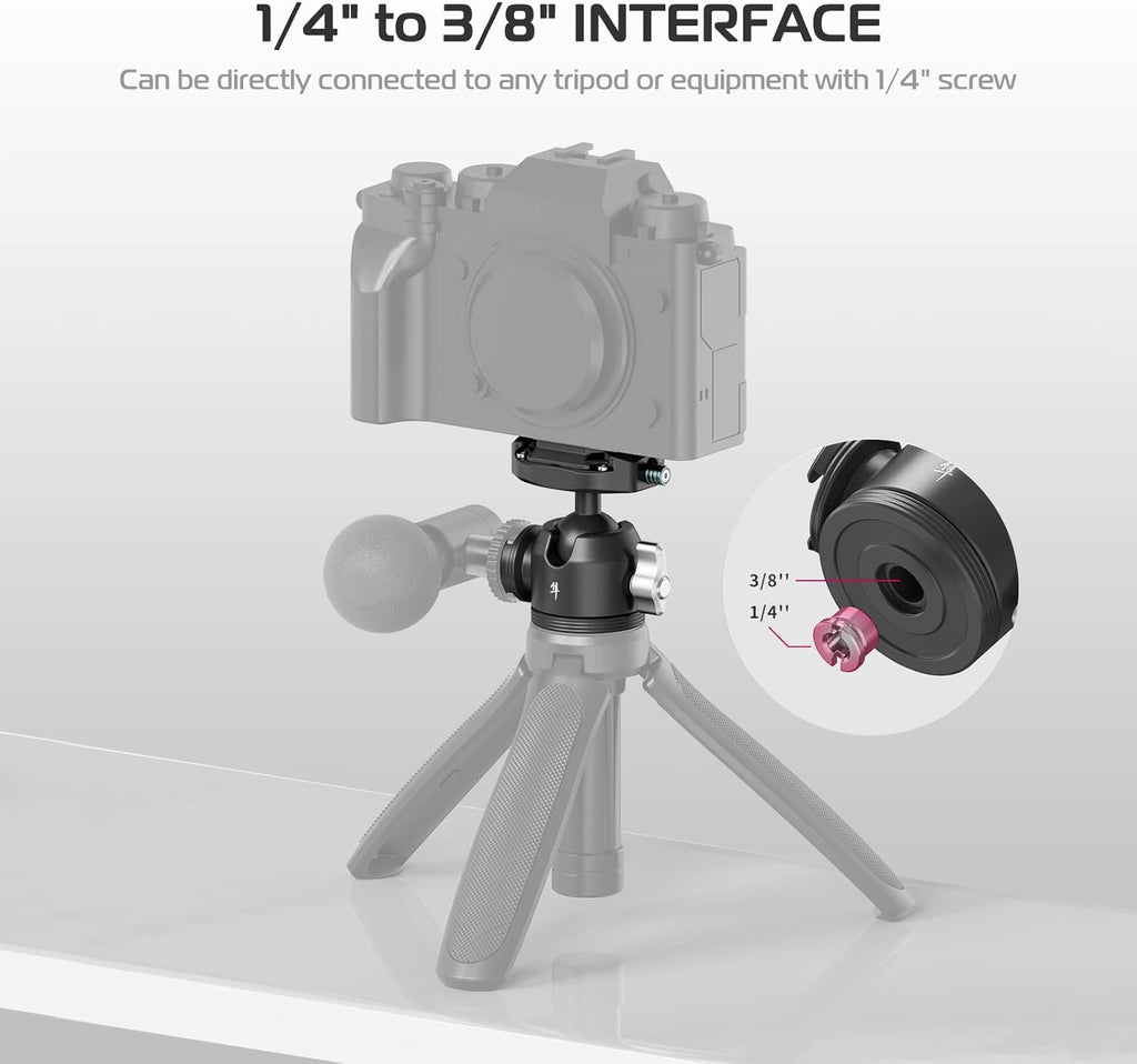 Quick Release Tripod Ball Head with Arca Swiss QR Plate F367