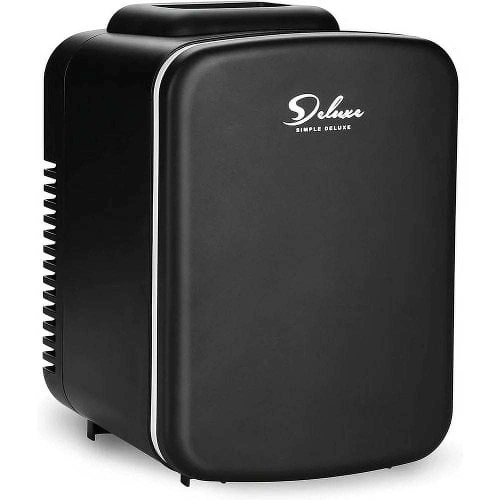 4L 6 Can Portable Cooler & Warmer Freon-Free Mini Fridge Y89564
