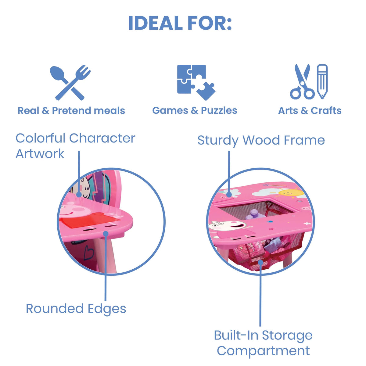 Table and Chair Set with Storage R763249