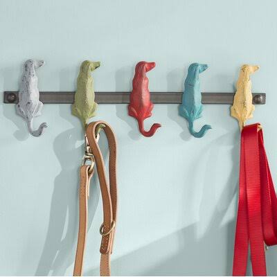 Dog Wall Mounted Coat Rack I458863