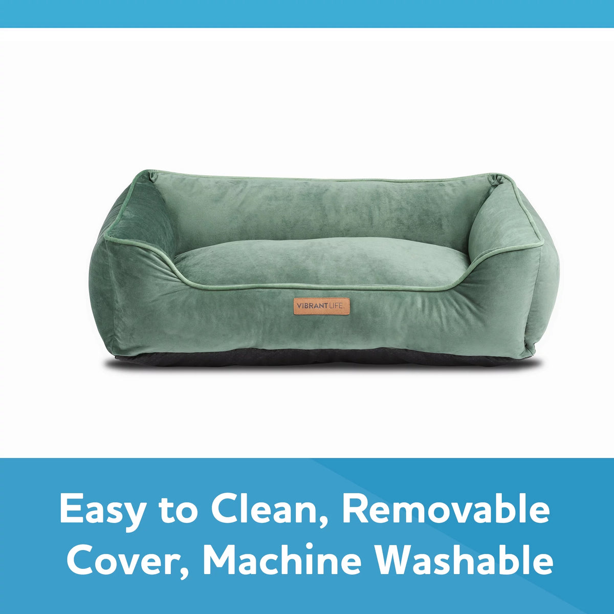 Large Faux Velvet Pet Bed Y528