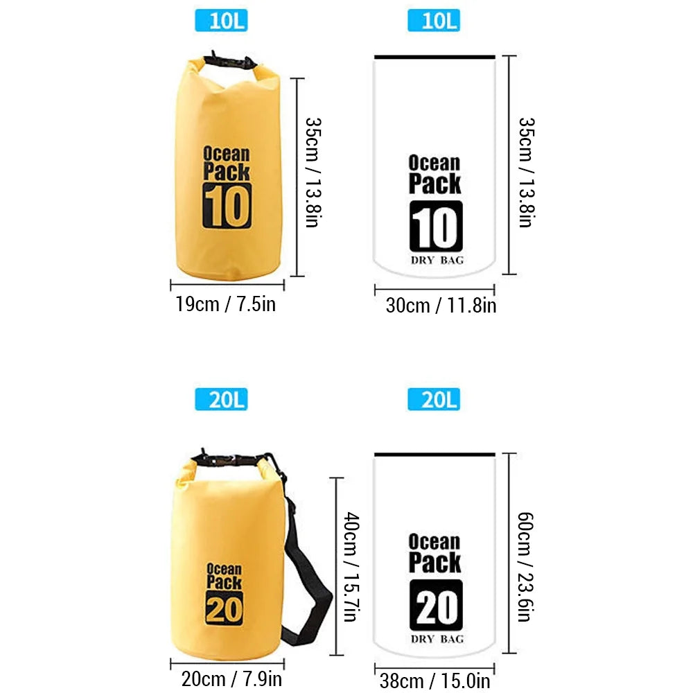 Waterproof PVC Barrel Bag E28047