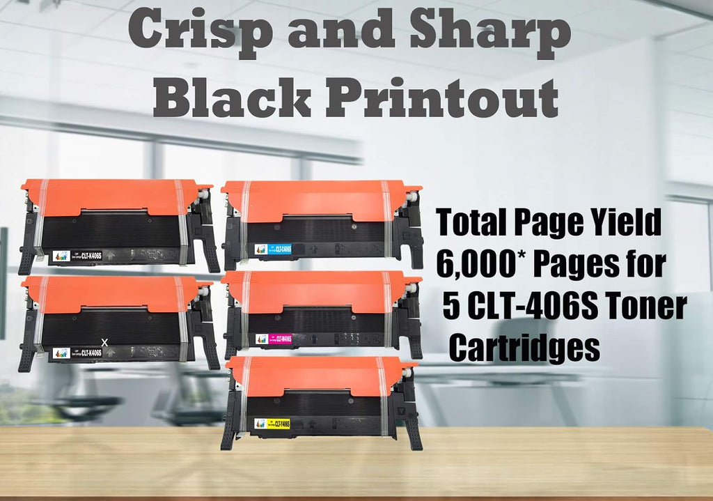 5 Pack Compatible Toner Cartridges 2xBK+CYM Q7036
