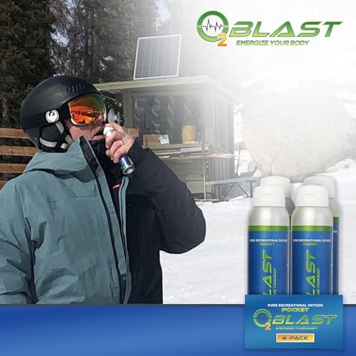 4 Pack Portable Canned Oxygen 4 Liter P81287
