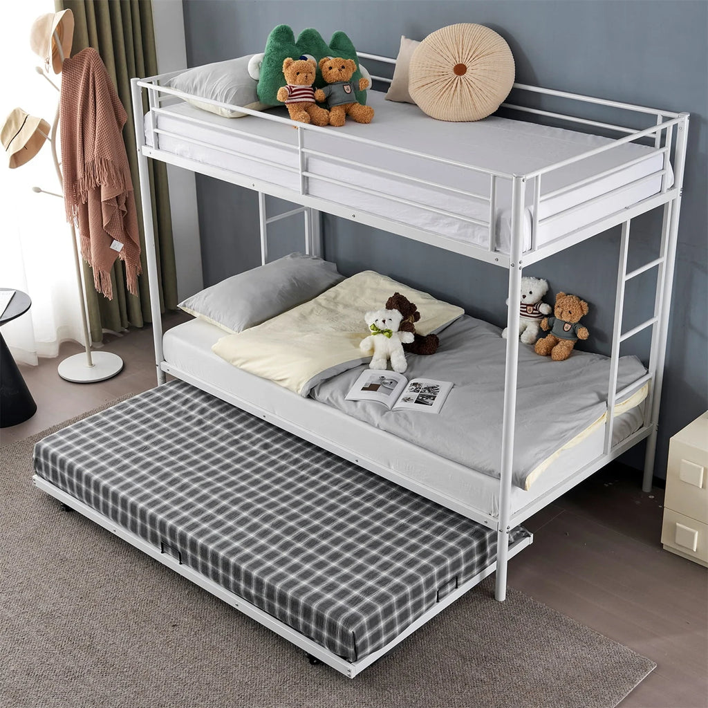 Twin over Twin Steel Bunk Beds V9523