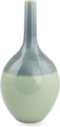 Celadon Ceramic Vase, Blue A4428