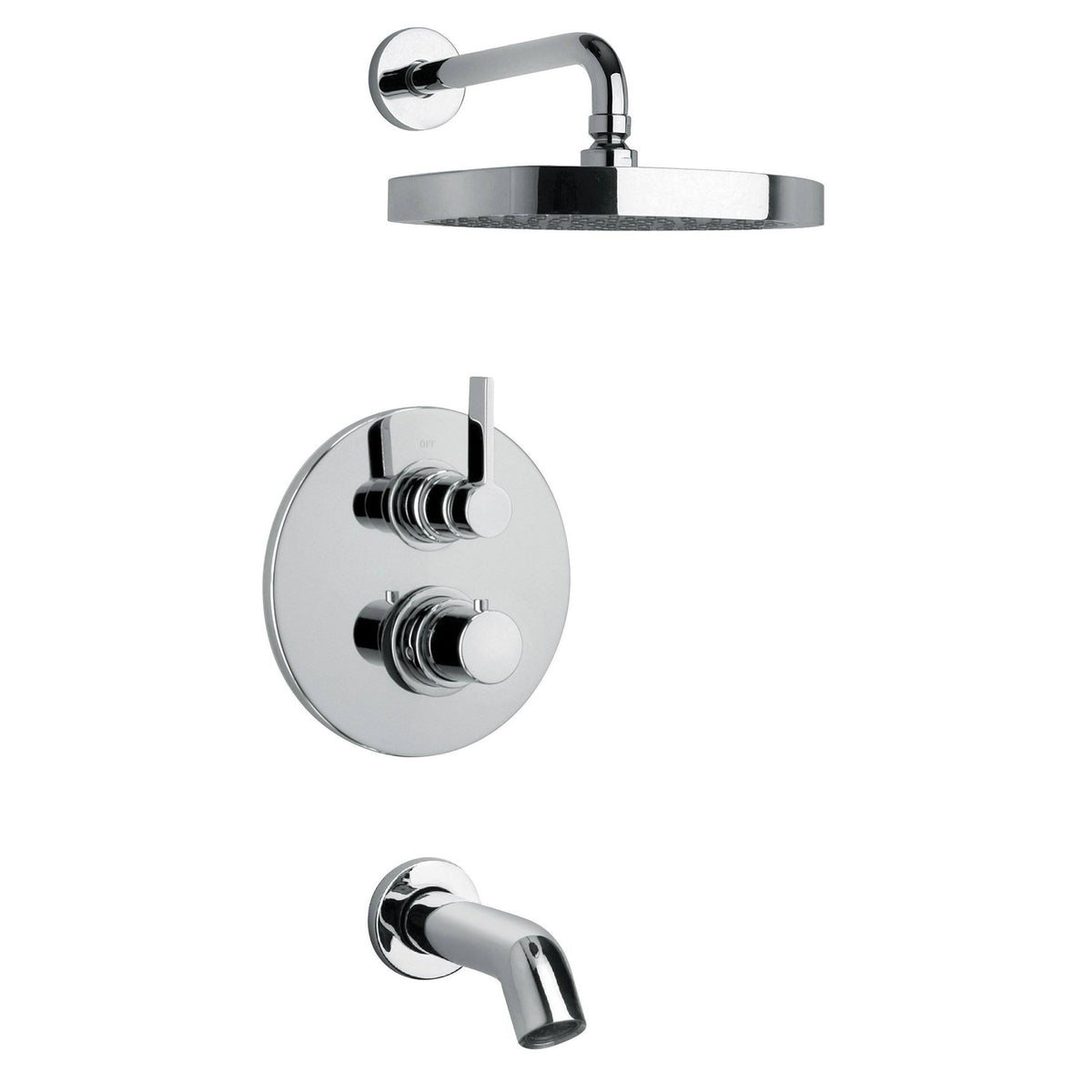 Brushed Nickel Thermostatic Valve 2 Way Diverter Volume Control D4575