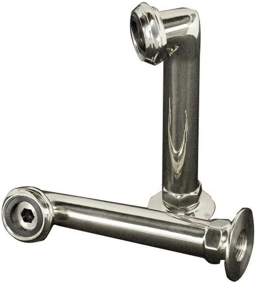 Polished Nickel Tub Rim-Mounted Faucet with Handshower U155
