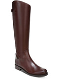 Brown Leather Knee High Boots N442