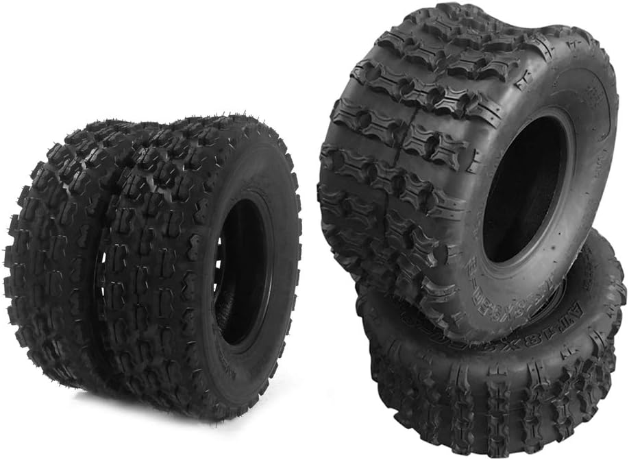 Set of 4 Sport ATV UTV Tires, 4 Ply, Tubeless O154792