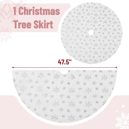 Knitted Christmas Tree Skirt 48 inches Q3959