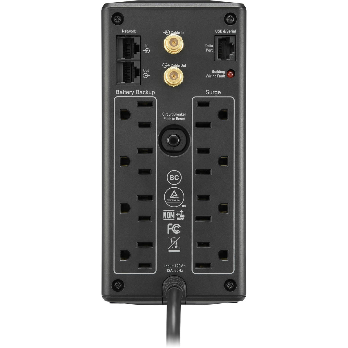 850VA Battery Back-Up System Black B211451