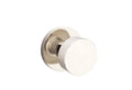 Passage Round Knob with Disk Rose, Bright Nickel I2268
