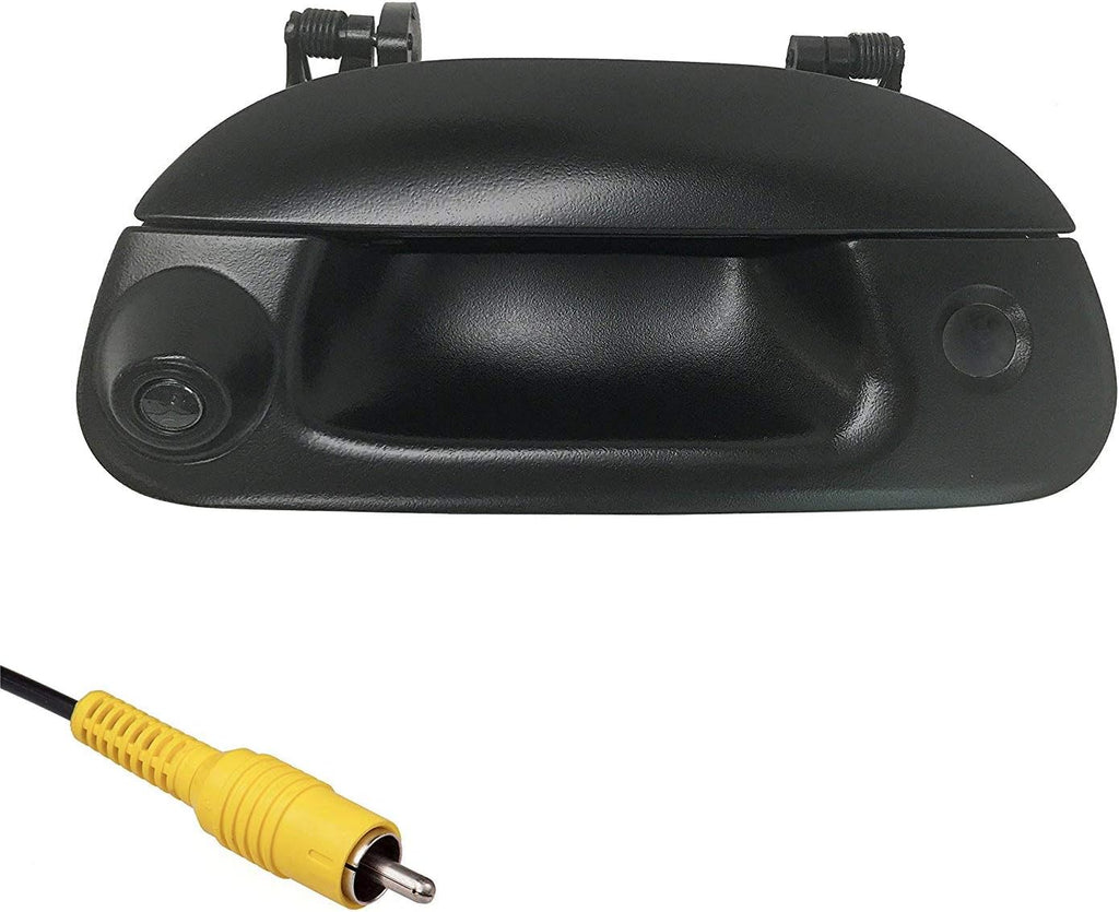 Black Tailgate Handle with Backup Camera Pack of 2 Y429