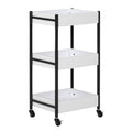 White 3 Bin Rolling Storage Cart L44199