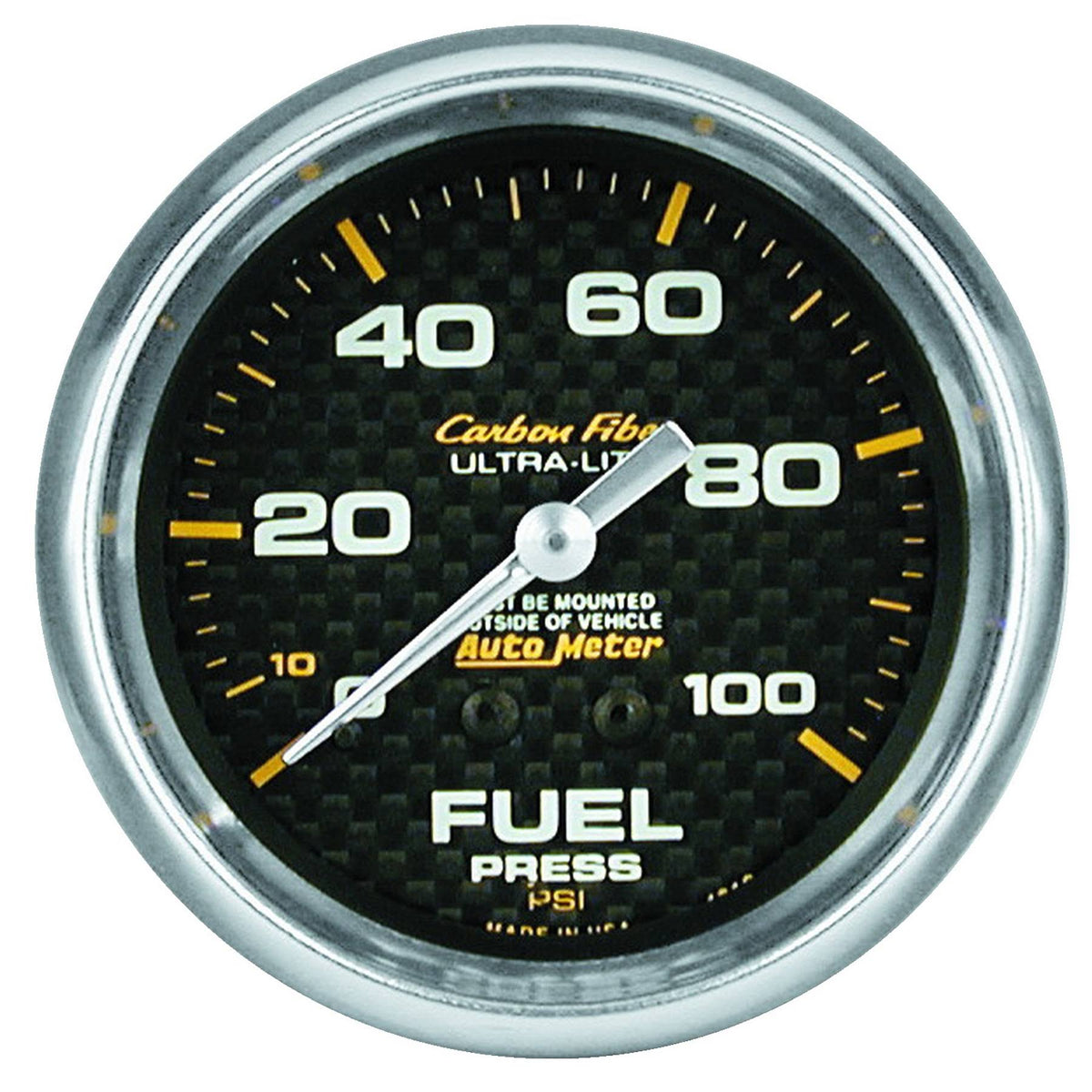 Carbon Fiber Mechanical Fuel Pressure Gauge T526