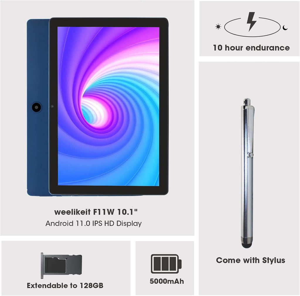 10 Inch Android 11 Tablet PC with 3GB RAM 32GB ROM Q673846
