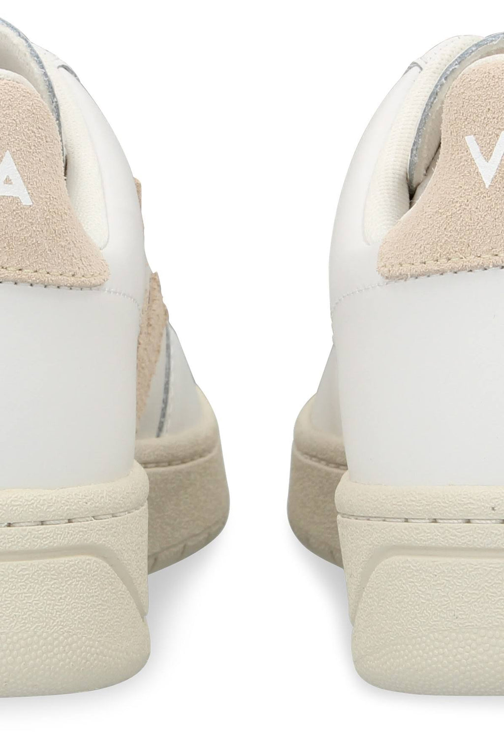 White Sable Leather Sneakers Z92311