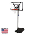 Adjustable Portable Basketball Hoop 48 inch Polycarbonate Z960500