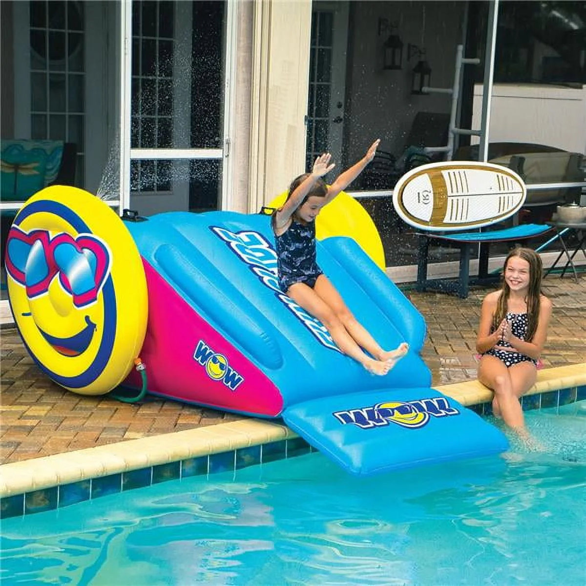 Inflatable Water Slide with Sprinklers P271343