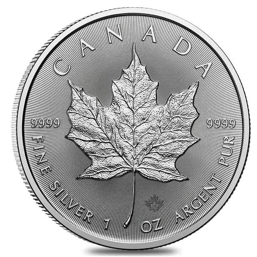 1 oz Canadian Silver Maple Leaf Coin T15489