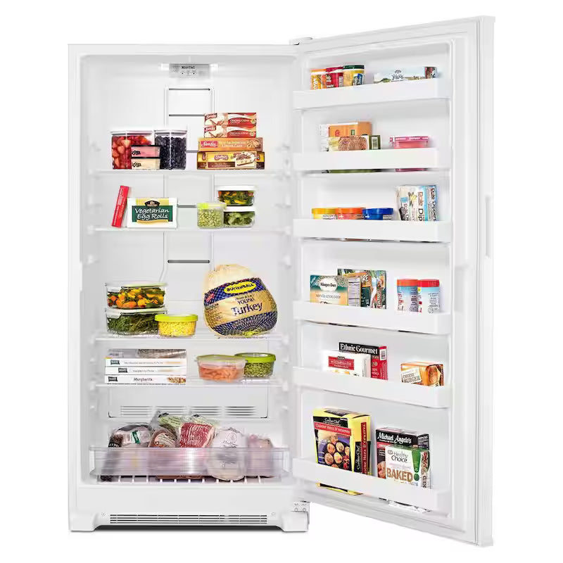 19.7 cu. ft. Frost Free Upright Freezer in White W51155