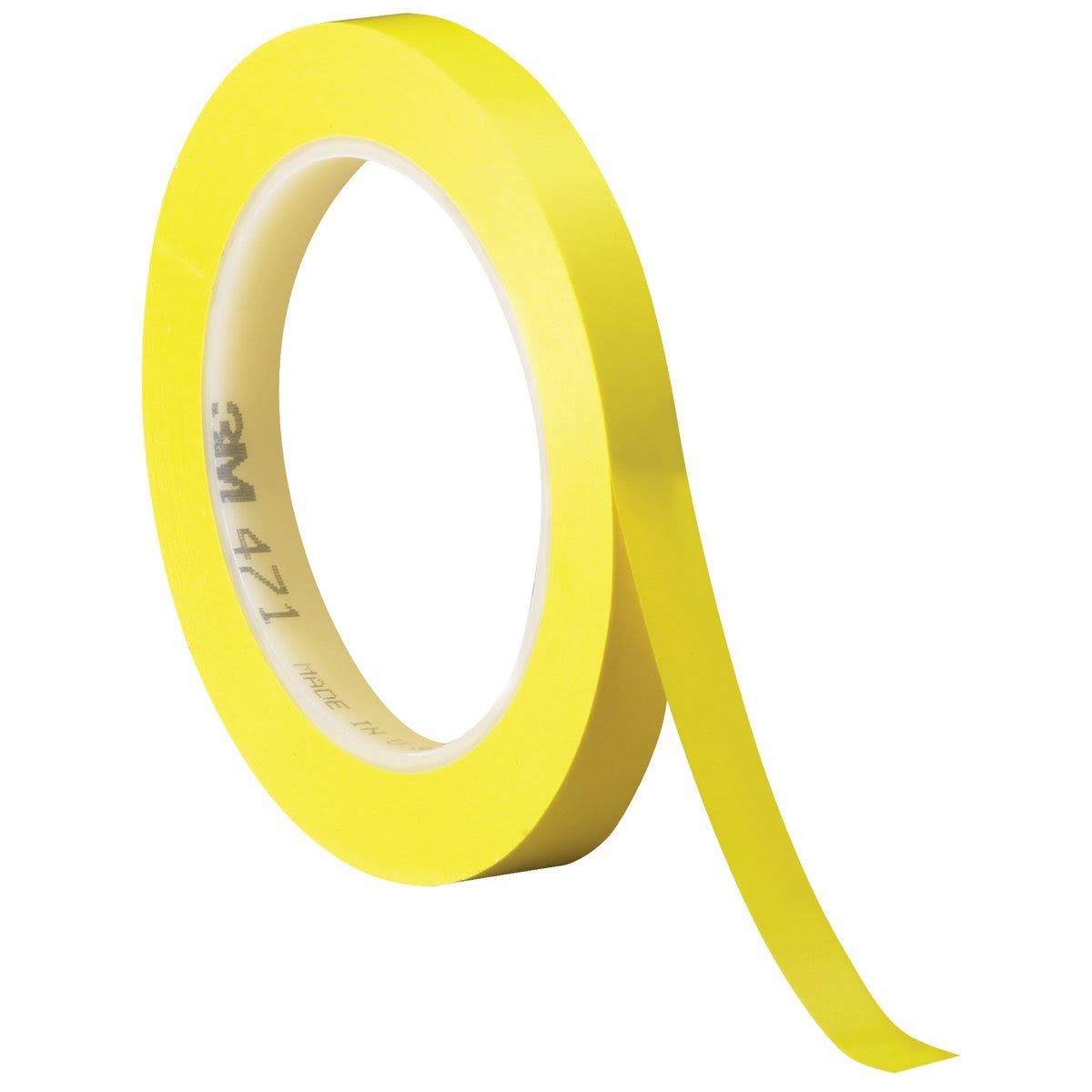 Yellow 1/4x22 x 36 yds Vinyl Tape N686
