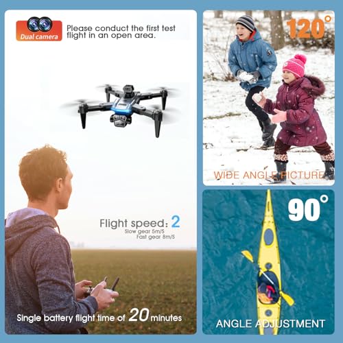 4.3-Inch HD Screen Remote Control Drone with Dual Cameras H162012