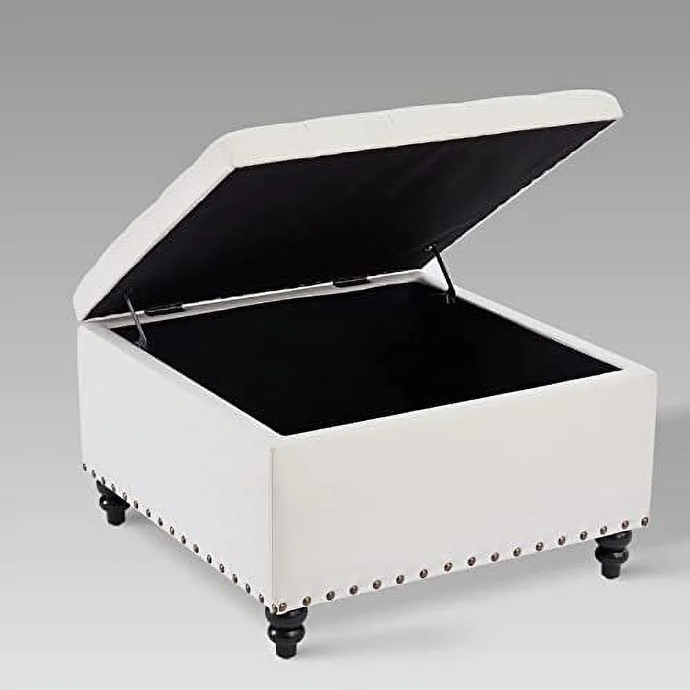 Square Tufted Ottoman F936427