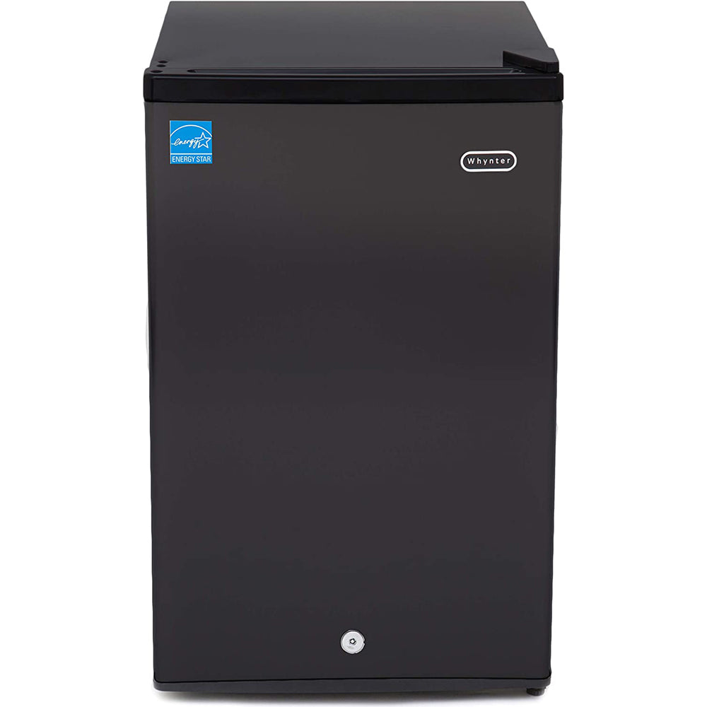 3.0 Cubic Feet Upright Freezer with Lock Black U405347