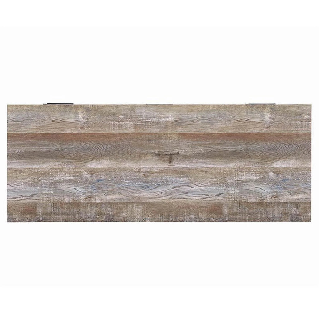 4-drawer Weathered Oak Office Desk B3511