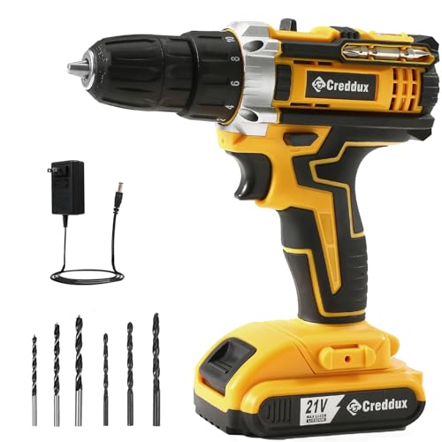 21v Cordless Drill Set with Battery & Charger P823