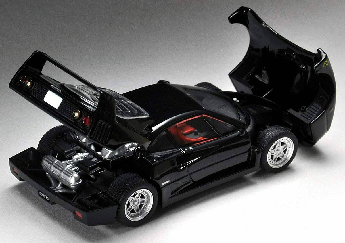 Ferrari F40 Black 1/64 Diecast Model Car Z833536
