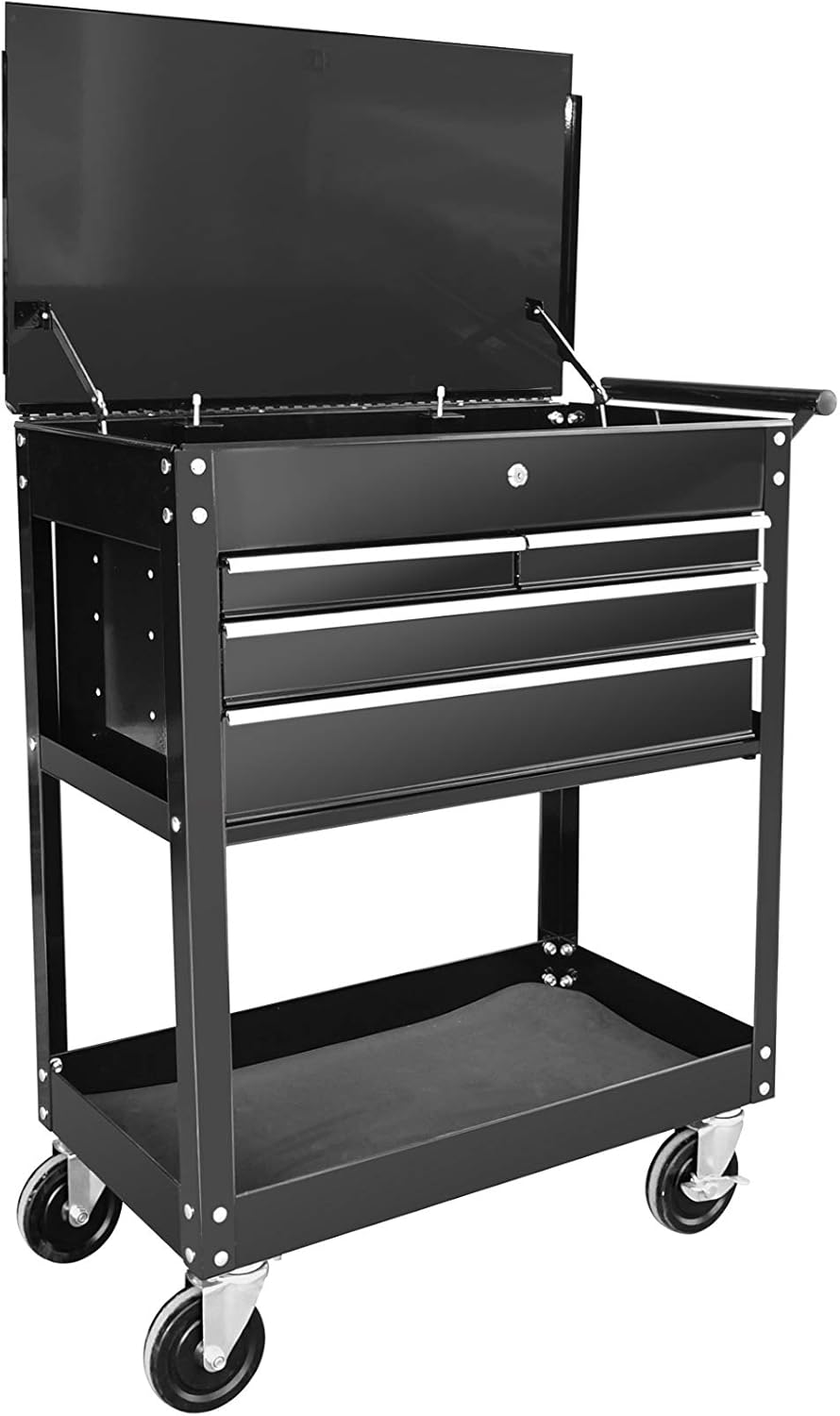 Heavy-Duty Rolling Tool Cart with Drawers, 580LBS Capacity Y50913
