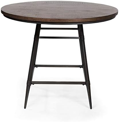 45 Round Counter Height Dining Table in Weathered Brown Gray G777283
