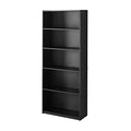 Black 5-Shelf Bookcase E920