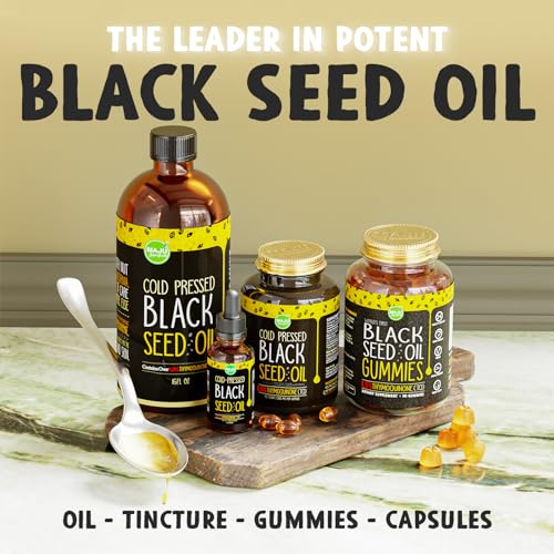 Black Seed Oil, Cold-Pressed, 8 oz N86913